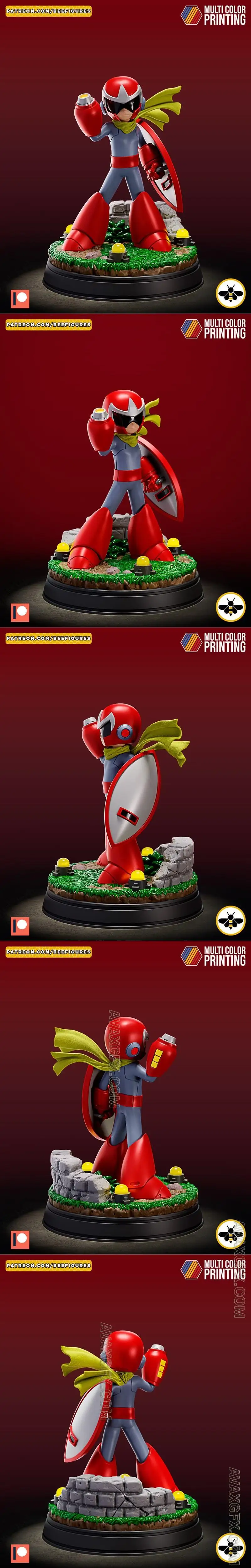 Bee Figures - Protoman - STL 3D Model