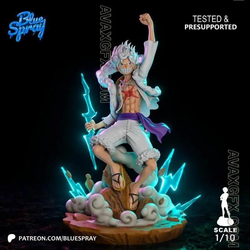 Luffy Gear 5 - STL 3D Model