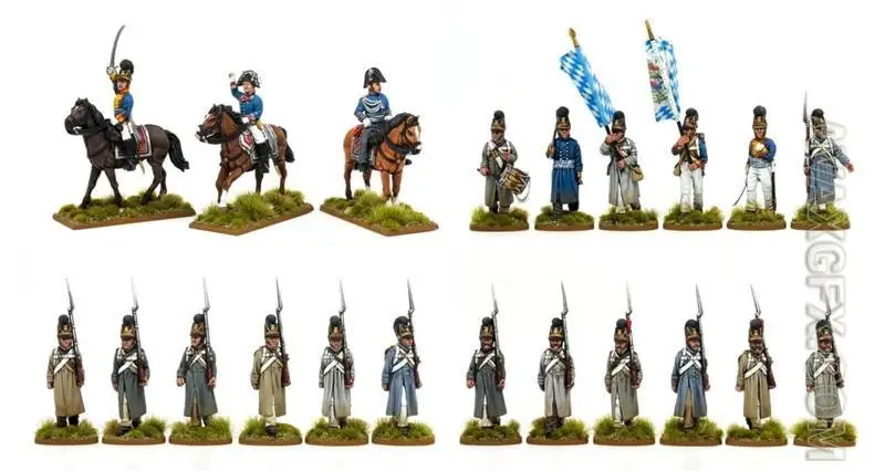Piano Wargames Bavarian Greatcoats - STL 3D Model