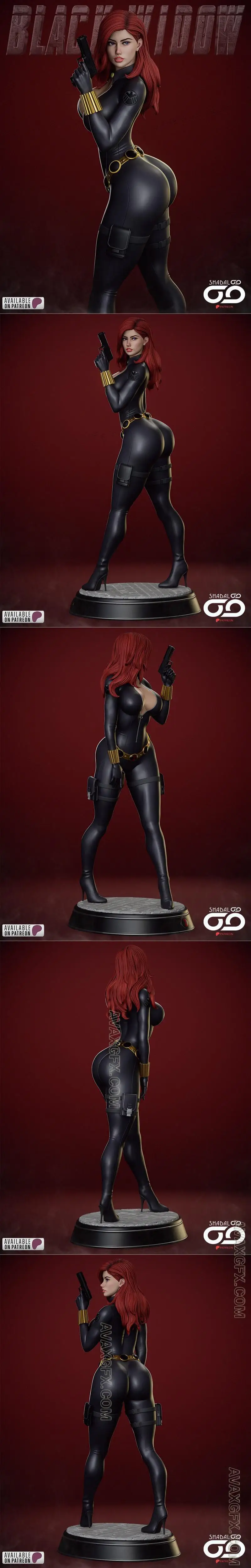 Shadaloo Studios - Black Widow - STL 3D Model