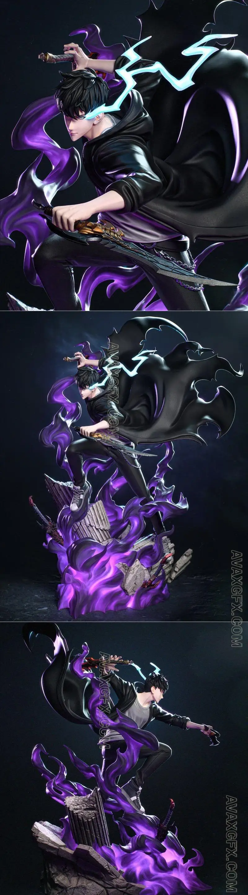 Sung Jin Woo - Solo Leveling - STL 3D Model