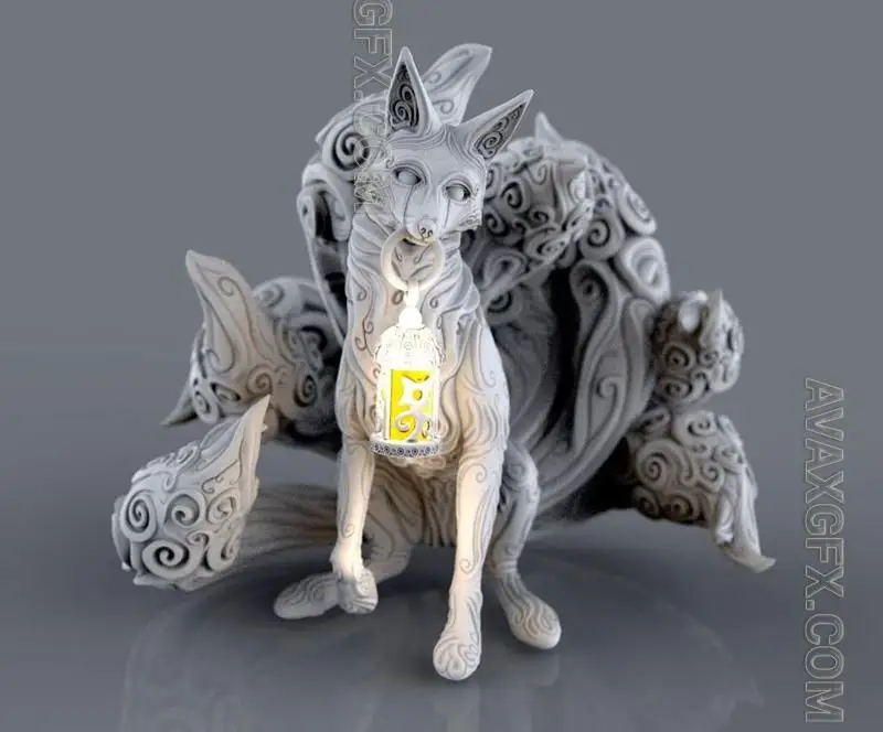 Kitsune - STL 3D Model