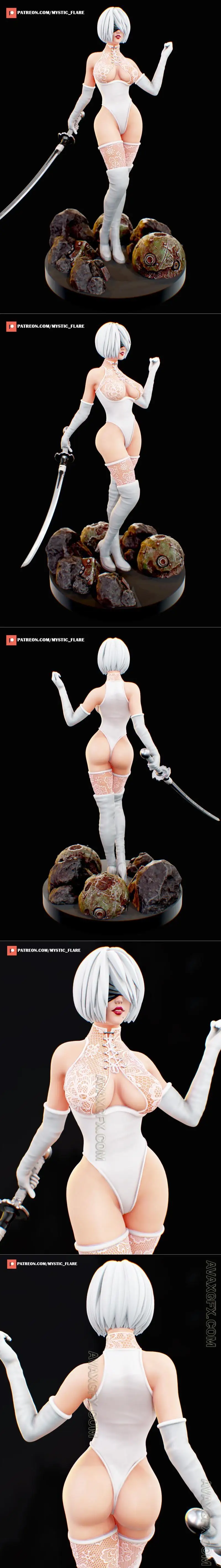 2B Nier Automata - STL 3D Model