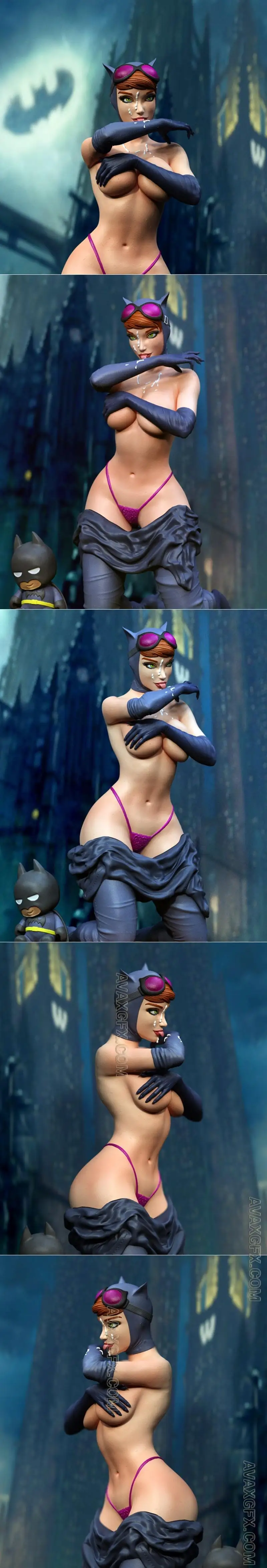Exclusive - Catwoman milf - STL 3D Model