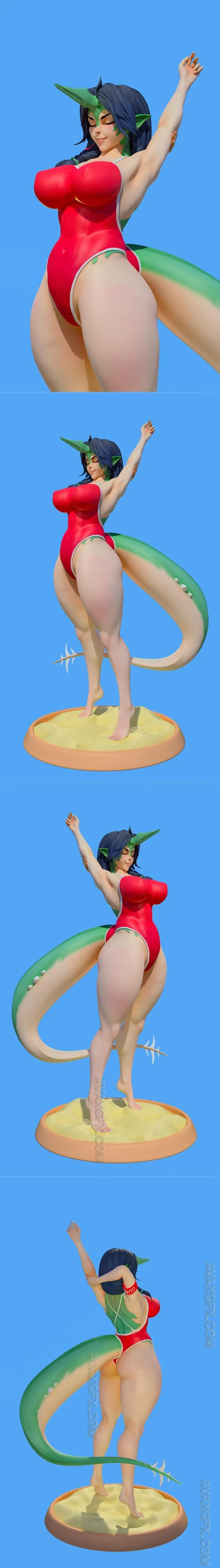 Random-tan Studio - Liza - STL 3D Model