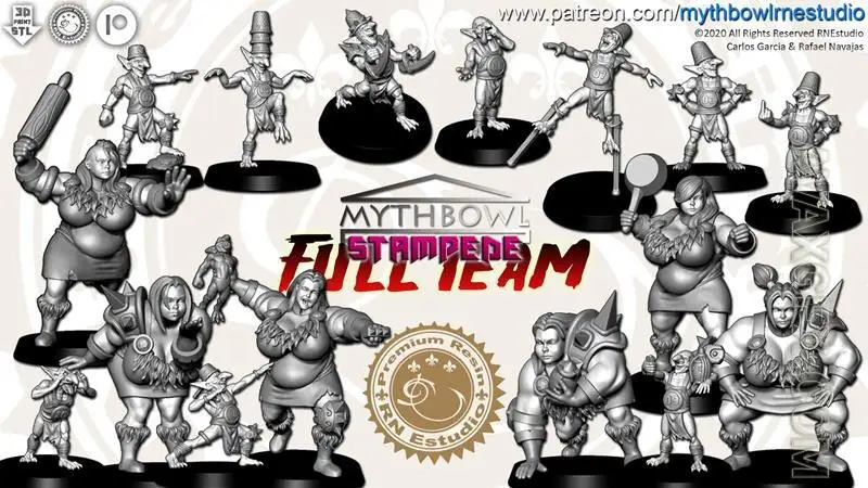 RN Estudio - Stampede Team April 2021 - STL 3D Model