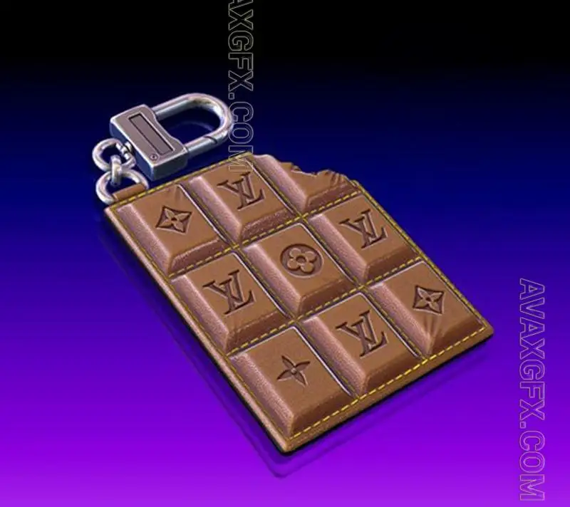 Hex3D - LV Choc Bar - STL 3D Model