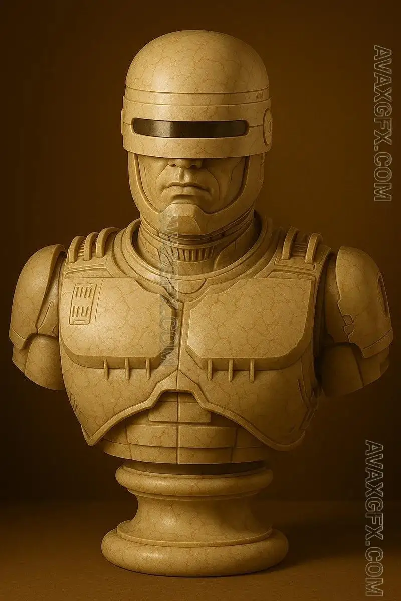 Robo Bust - STL 3D Model