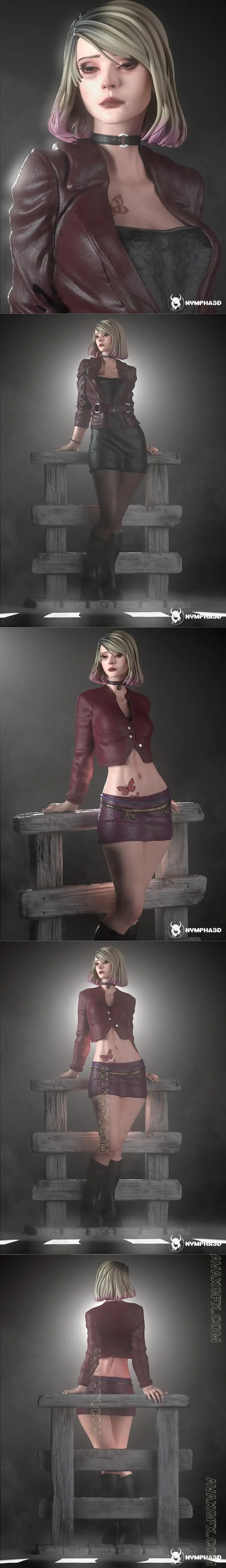 Nympha3D - Silent Hill - Maria - STL 3D Model