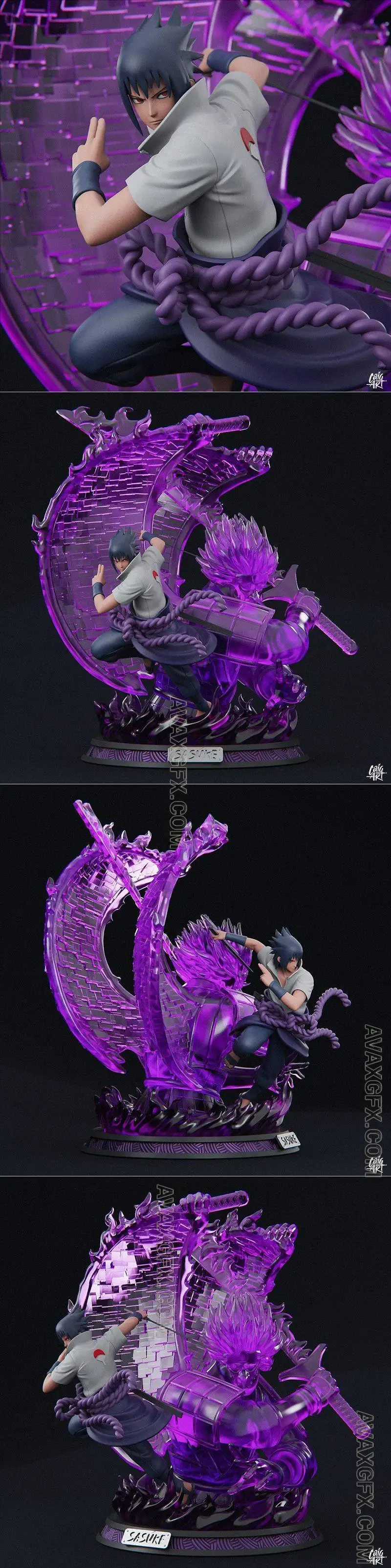Sasuke - STL 3D Model