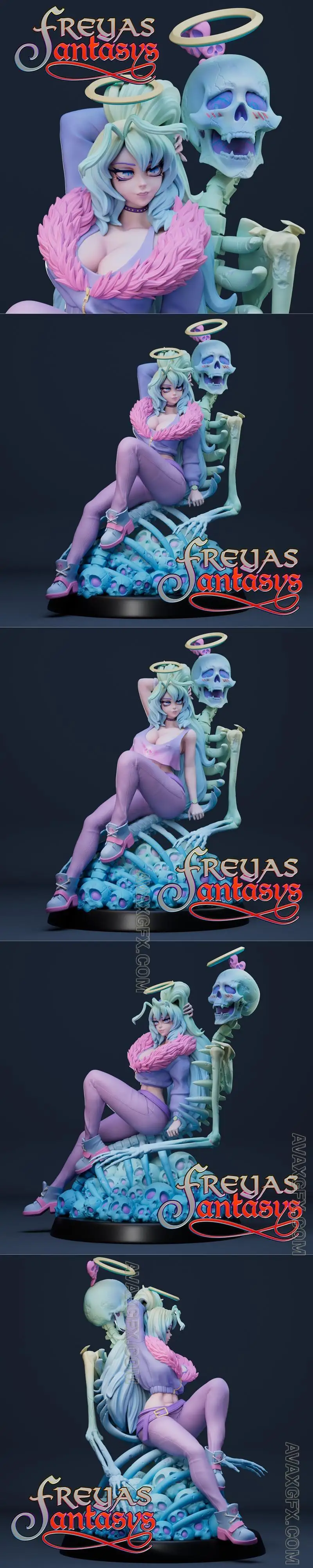 Honeko - Vtuber - Freyas Fantasys - STL 3D Model