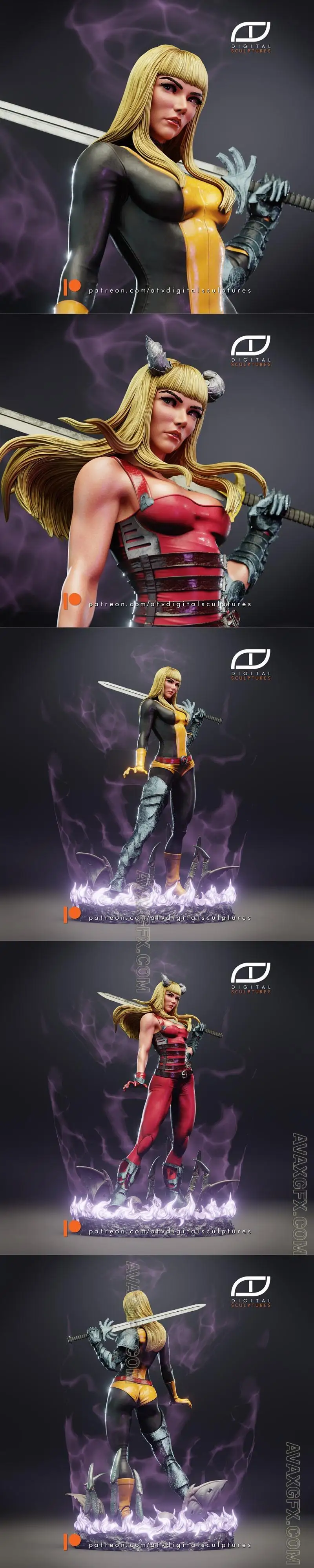 ATV Digital Sculptures - Magik - STL 3D Model