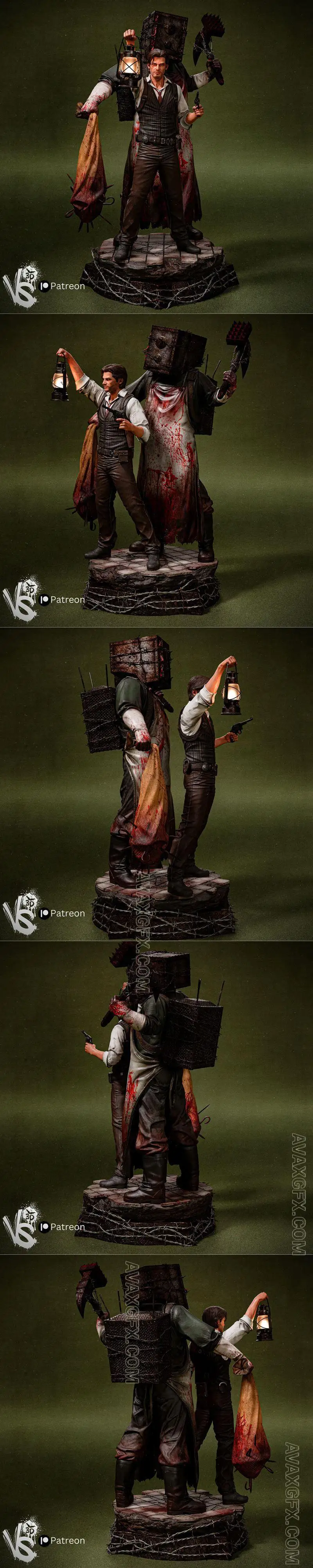 VS3D - The Evil Within Diorama - STL 3D Model