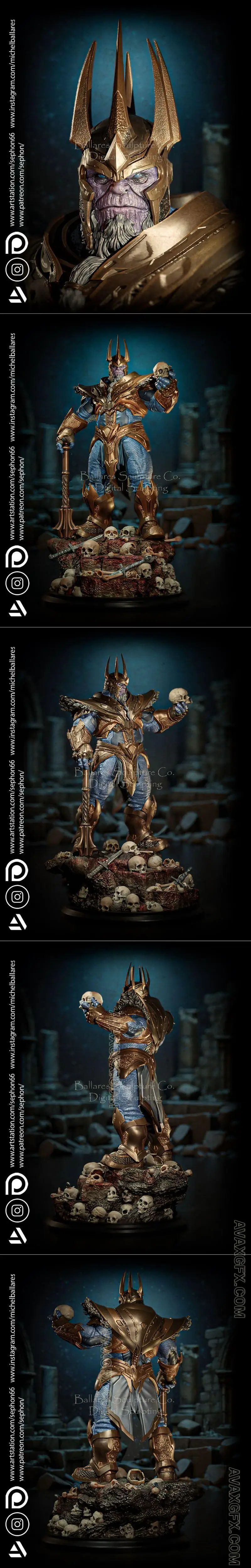 King Thanos By Creative Geek MB - STL 3D Model