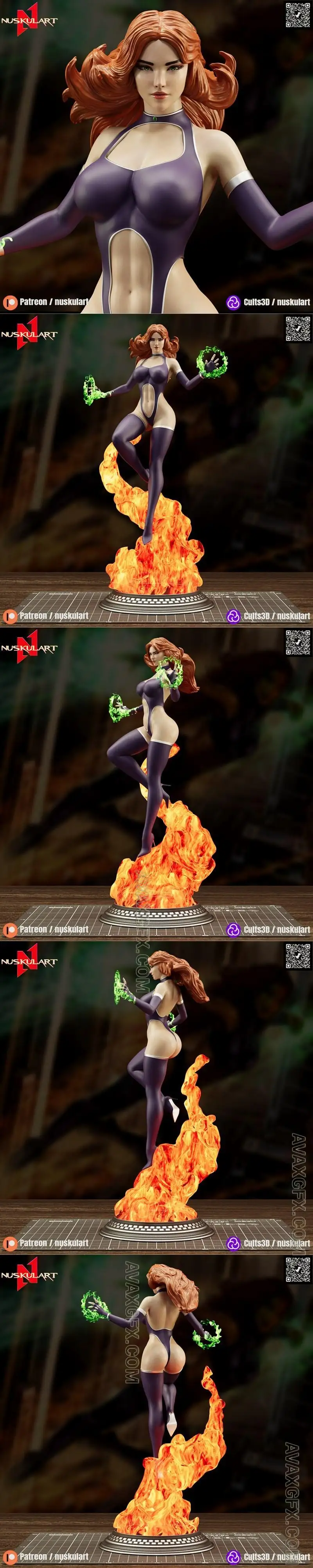 Nuskul Art - Starfire - Teen Titans Go - STL 3D Model