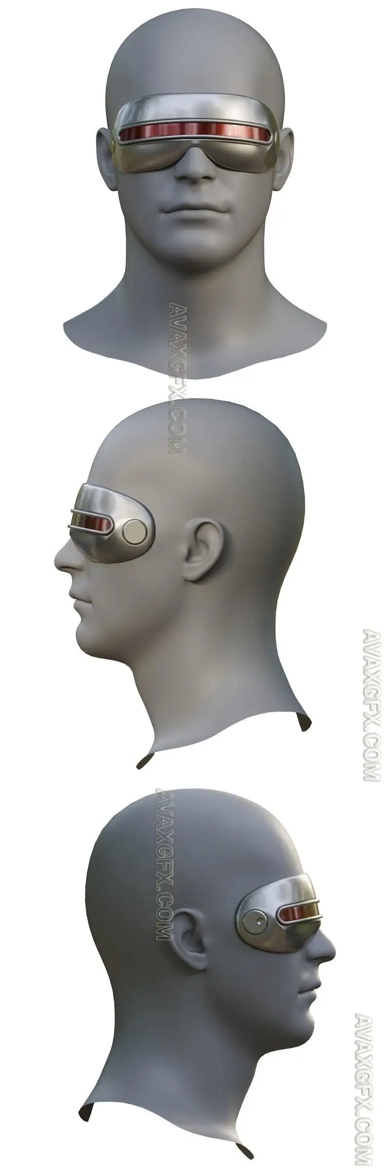 Cyclops Visor Apocalypse - STL 3D Model
