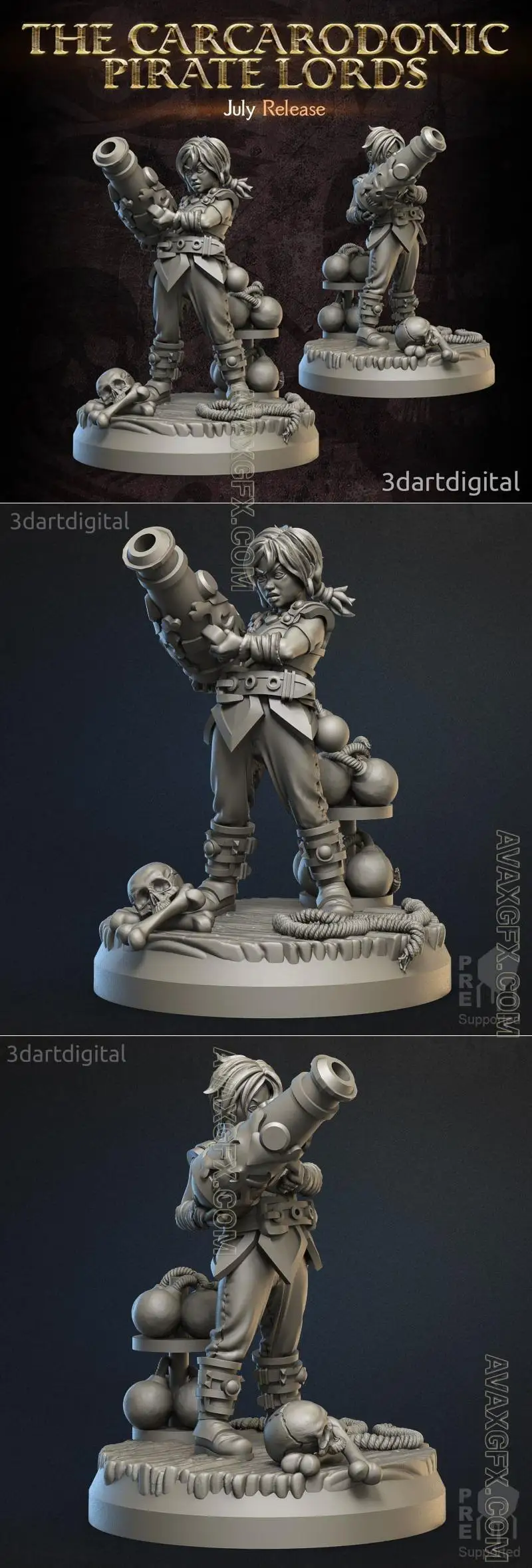 Angra the Bomber - STL 3D Model
