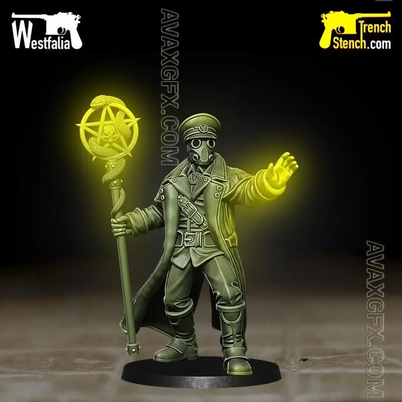 Cadaver Corps Priest - STL 3D Model