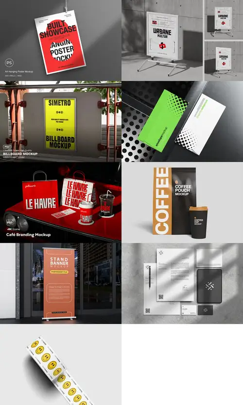 Download 10 Mockup Templates Bundle 5 2025
