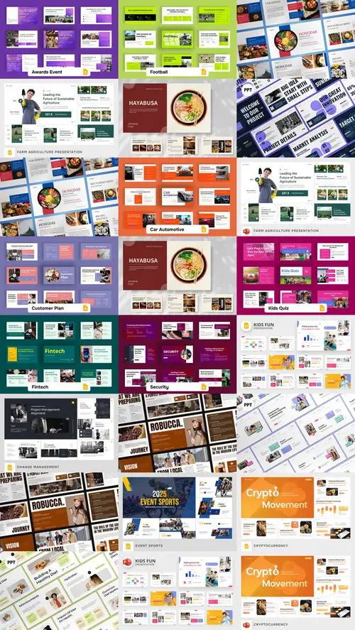 Download 24 PowerPoint Templates Bundle 10