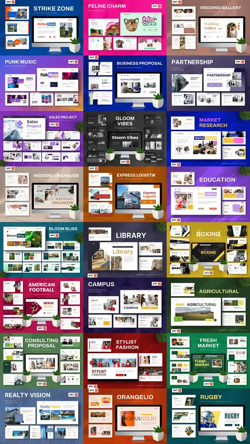 Download 24 PowerPoint Templates Bundle 11