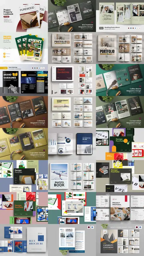 Download 24 Indesign Templates Bundle 13 2025