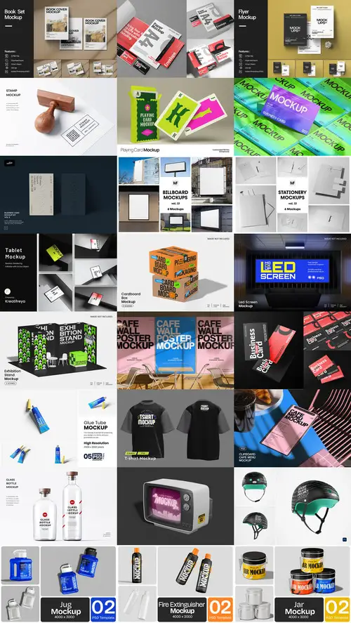 Download 24 Mockups Bundle 8 2025