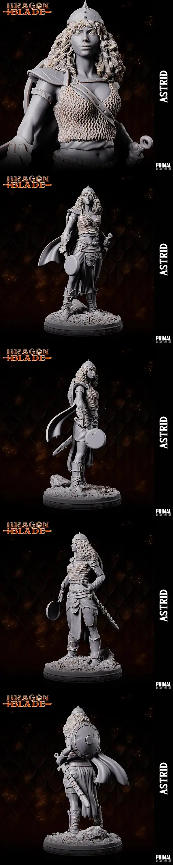 Fighter Rogue Astride – 3D Print