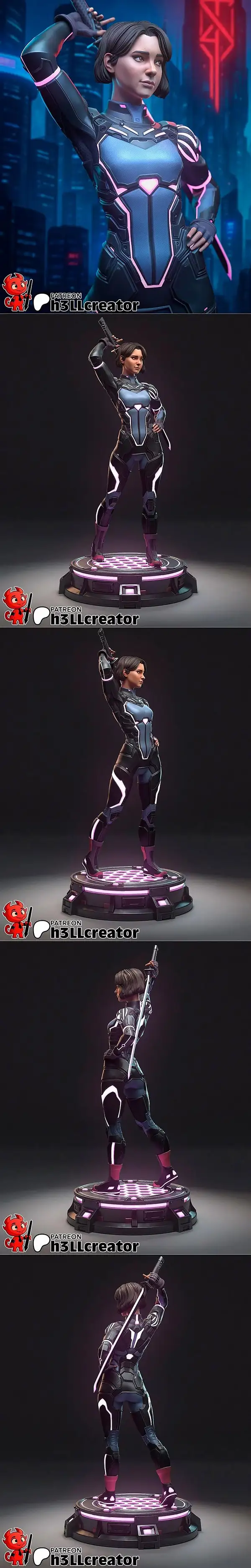 H3LL Creator – Mio (Split Fiction) – 3D Print
