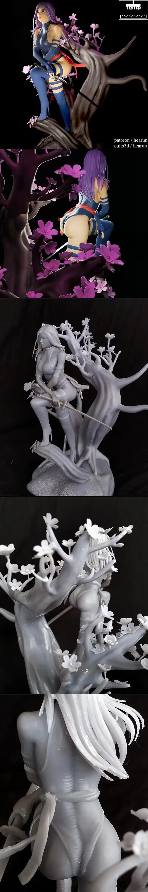 Hearun – Psylocke X-Men – 3D Print