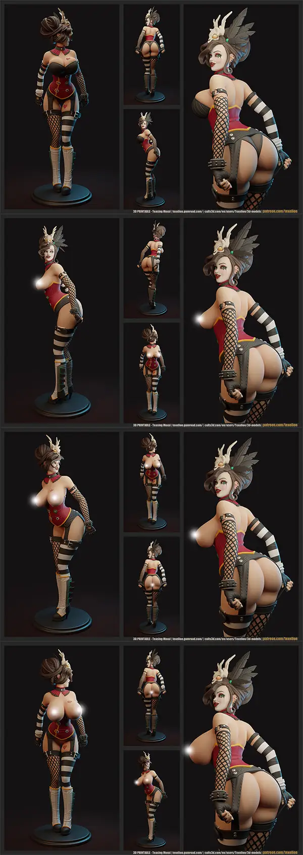 Texelion – Teasing Moxxi NSFW – 3D Print