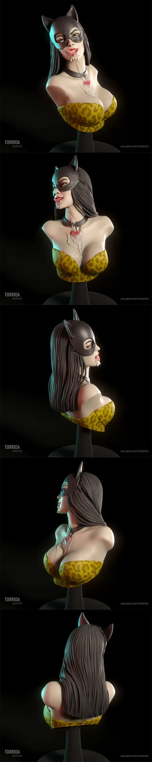 Torrida Minis – Miyu Bust – 3D Print