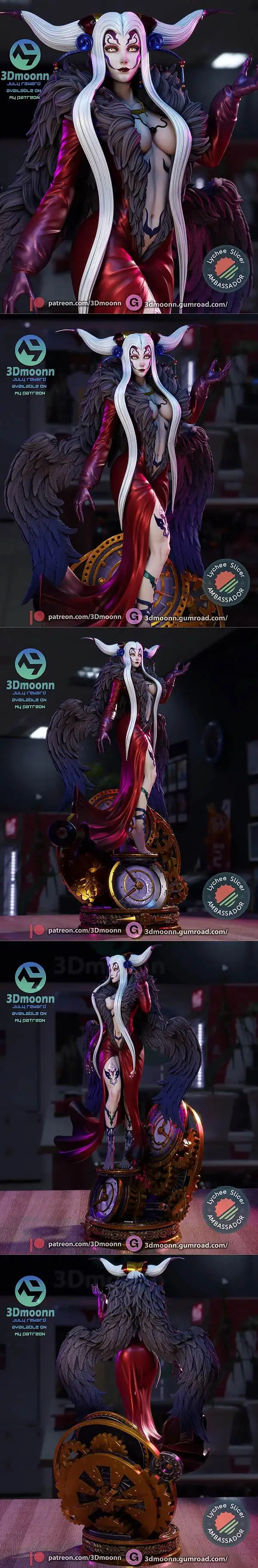 3Dmoonn – Final Fantasy – Ultimecia – 3D Print