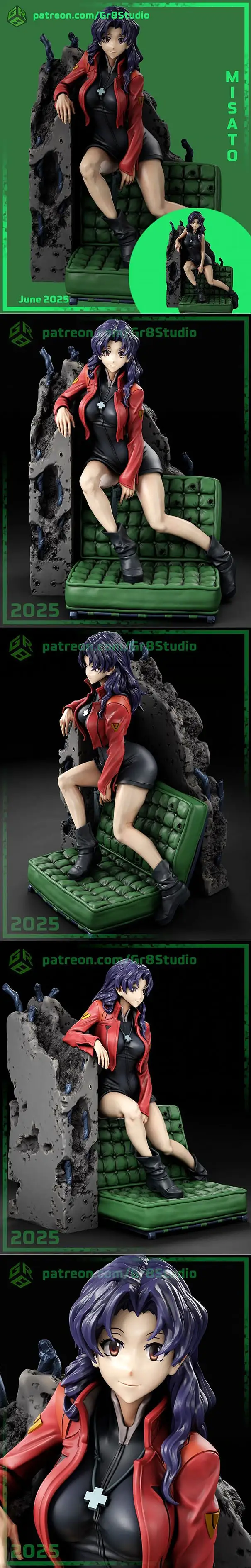 Gr8Tech – Neon Genesis Evangelion – Misato Katsuragi – 3D Print