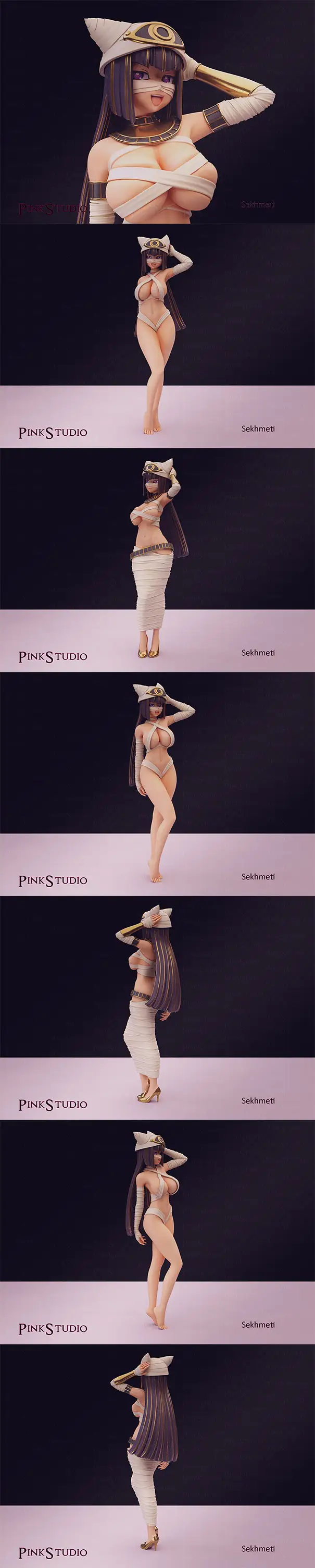 Pink Studio – Monster Musume – Sekhmeti Letopolis – 3D Print