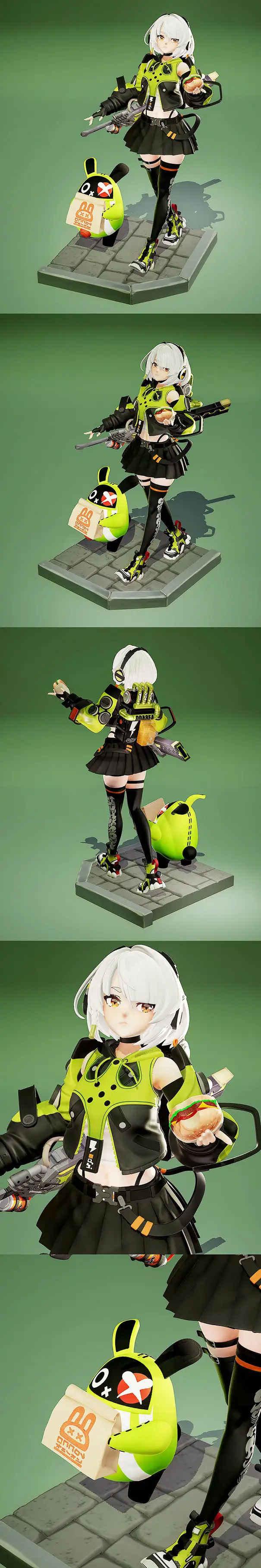 Rubim Figure – Anby Demara – Zenless Zone Zero – 3D Print
